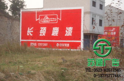 墻體廣告生產廠家  0523-82512345