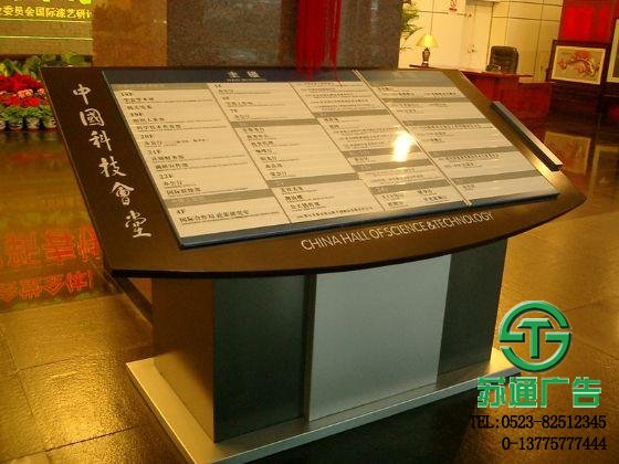 不銹鋼樓層索引牌