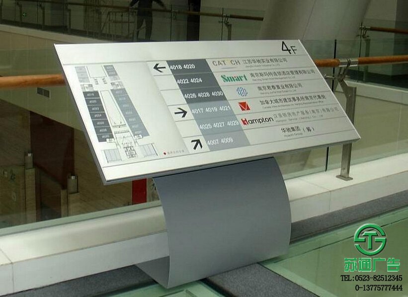 不銹鋼樓層索引牌