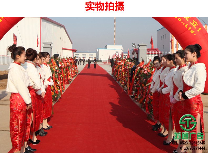 會展紅地毯現(xiàn)場展示