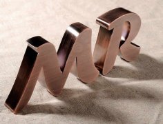 水晶字、PVC字、金屬字制作安裝選對膠水如何維護