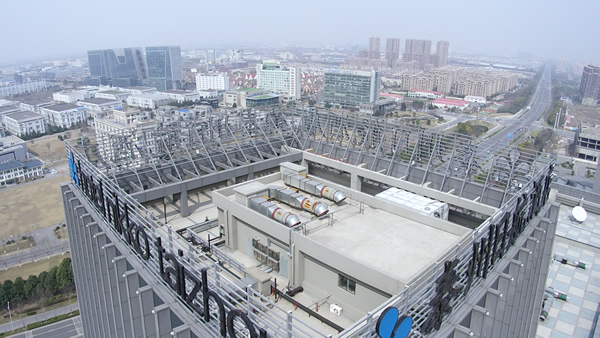 泰州日航酒店樓頂招牌發光字制作安裝