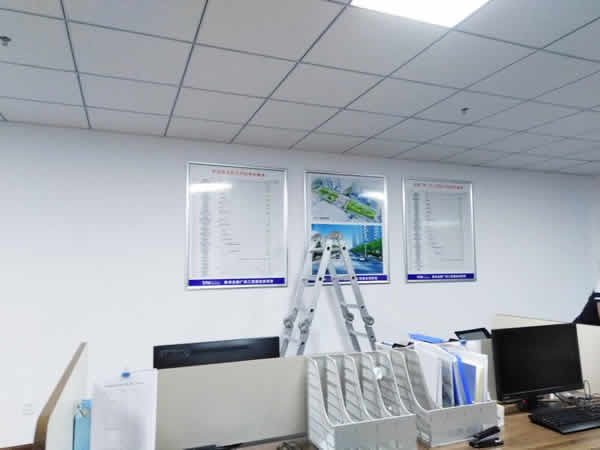 亞克力水晶字安全警示標牌不銹鋼圍邊kt板安裝制作