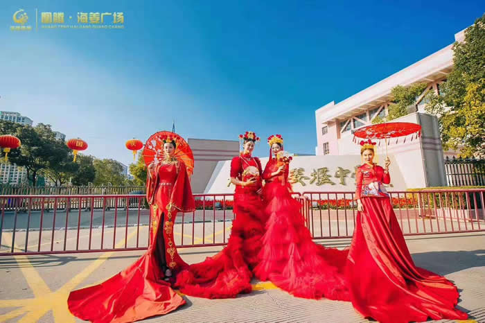 華燈璀璨 點亮姜堰10月26日凰騰·海姜廣場營銷中心盛大開放