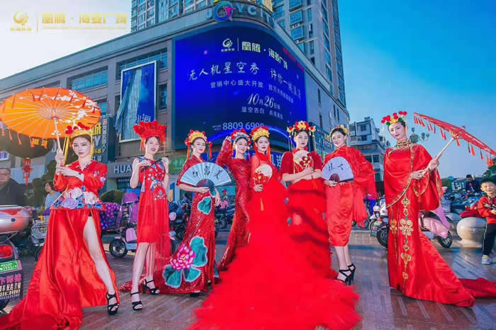 華燈璀璨 點亮姜堰10月26日凰騰·海姜廣場營銷中心盛大開放