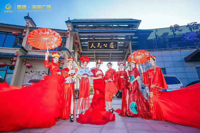 華燈璀璨 點亮姜堰10月26日凰騰·海姜廣場營銷中心盛大開放